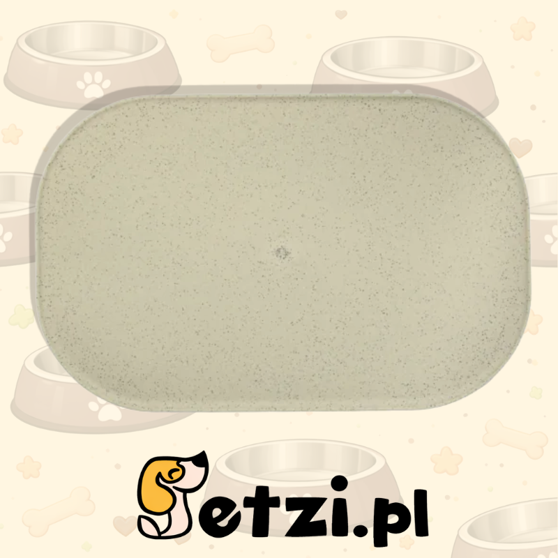 FIBOO MATA 47X30 BEŻOWY KROPKI - MATA ANTYPOŚLIZGOWA