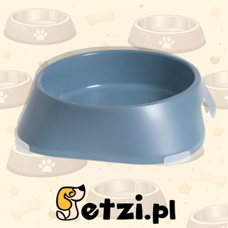 FIBOO MISKA L 700 ML CIEMNY NIEBIESKI - STYLOWA I STABILNA MISECZKA