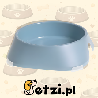 FIBOO MISKA L 700 ML JASNY NIEBIESKI - STYLOWA I STABILNA MISECZKA