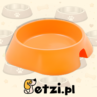 FIBOO MISKA PODRÓŻNA M FLEXI 400 ML POMARAŃCZOWY