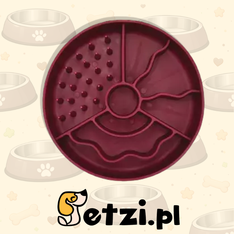 FIBOO SLOW FIBOOWL BORDOWY - MISKA SPOWALNIAJĄCA