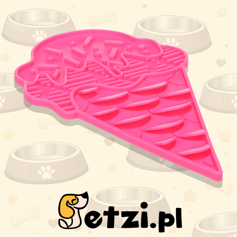 FLAMINGO LICK PAD BUBU ICE CREAM PINK 40X23CM