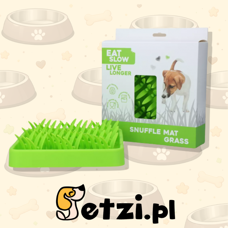 EAT SLOW LIVE LONGER SNUFFLE MAT GRASS