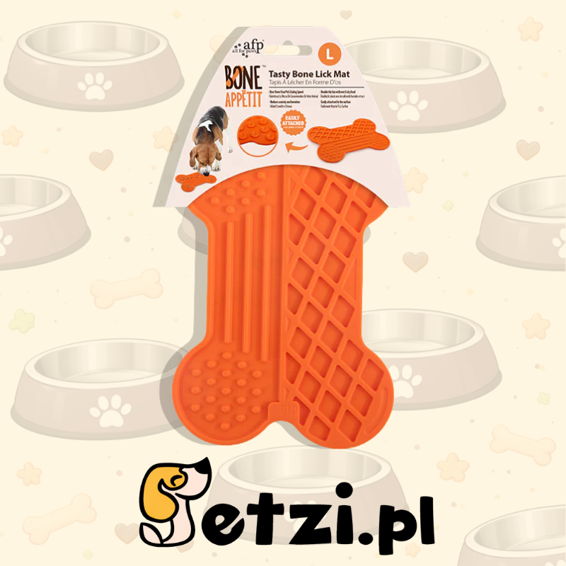 AFP BONE APPETIT - TASTY BONE LICK MAT - L