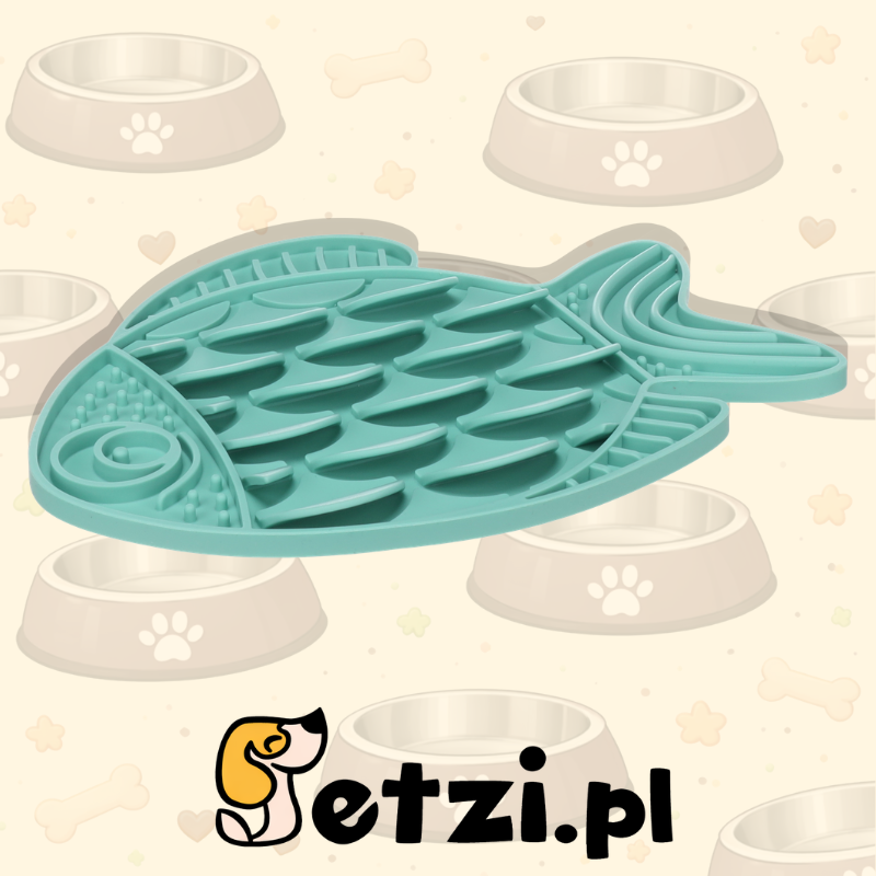 FLAMINGO LICK PAD NUNU FISH TURQUOISE 30,5X24CM