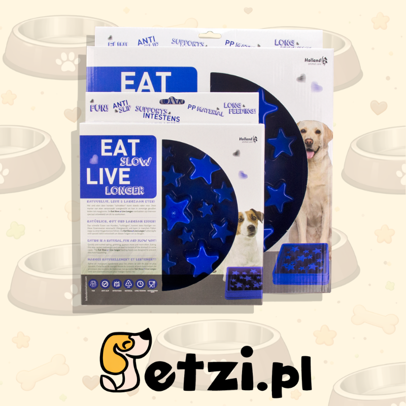 EAT SLOW LIVE LONGER ORIGINAL BLUE L