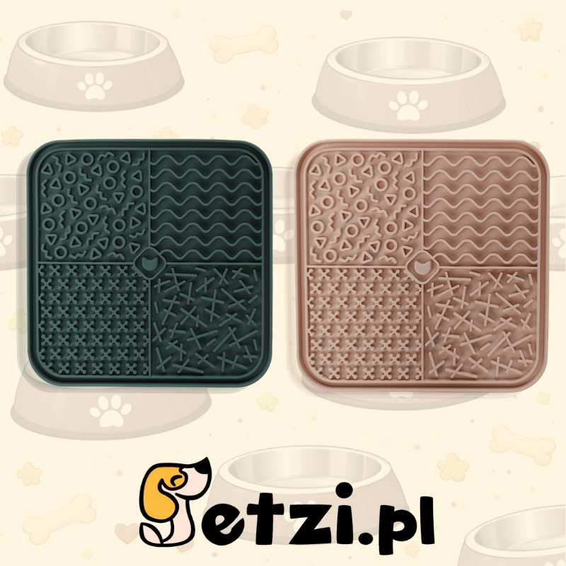 FLAMINGO LICK PAD MUNIR ASSORTMENT GREEN/BEIGE 20X20CM