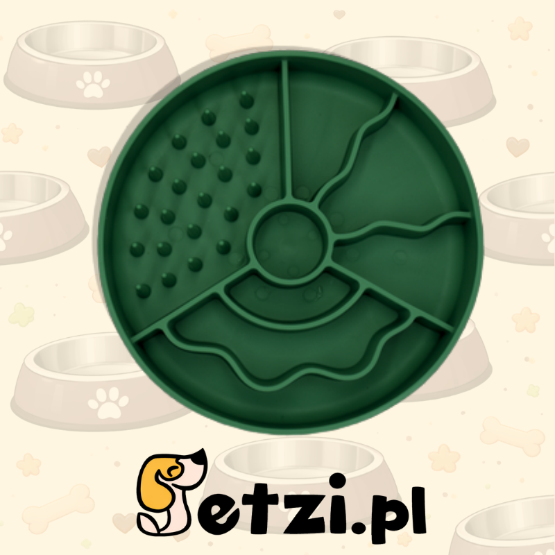 FIBOO SLOW FIBOOWL MINI BUTELKOWA ZIELEŃ - MISKA SPOWALNIAJĄCA