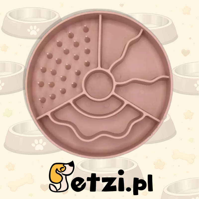 FIBOO SLOW FIBOOWL MINI RÓŻOWY - MISKA SPOWALNIAJĄCA