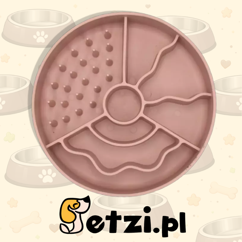 FIBOO SLOW FIBOOWL RÓŻOWY - MISKA SPOWALNIAJĄCA