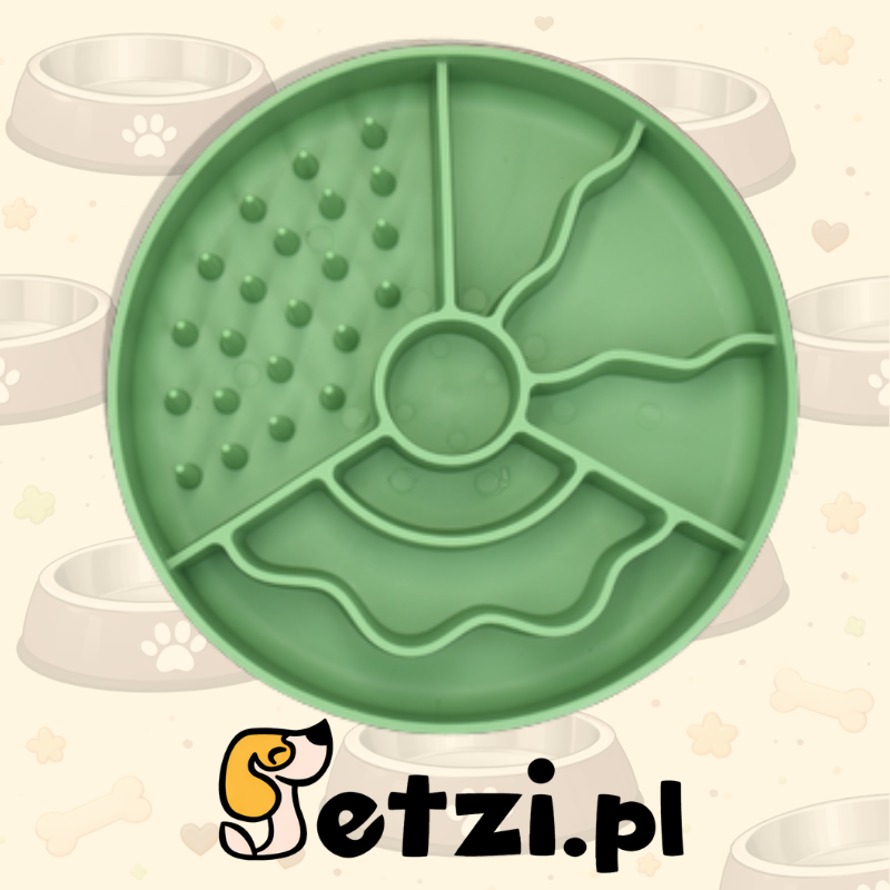 FIBOO SLOW FIBOOWL ZIELONY - MISKA SPOWALNIAJĄCA