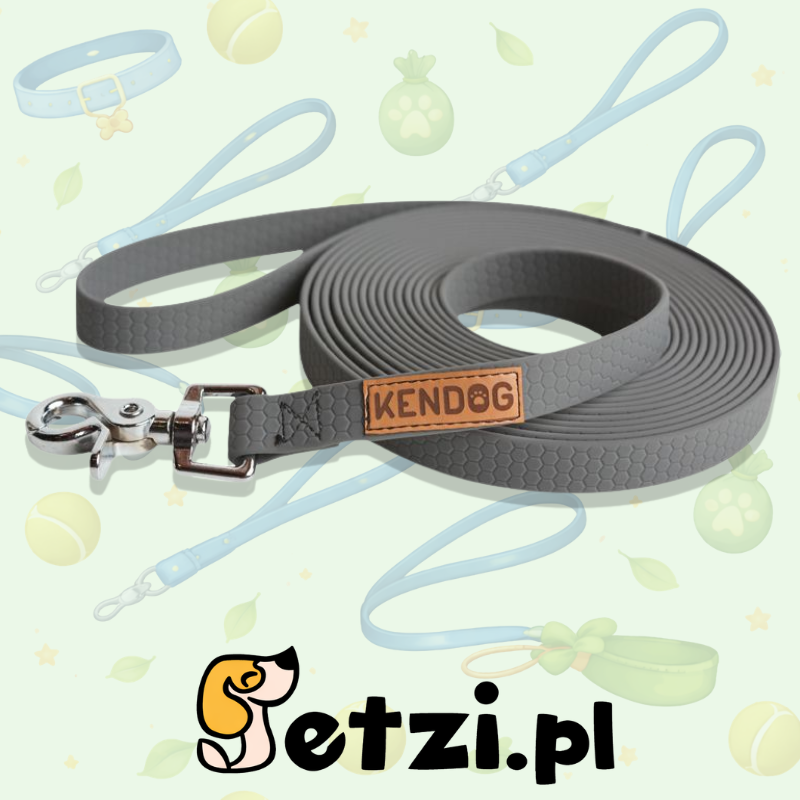KENDOG SMYCZ TRENINGOWA PVC GRAY 16MM 5M