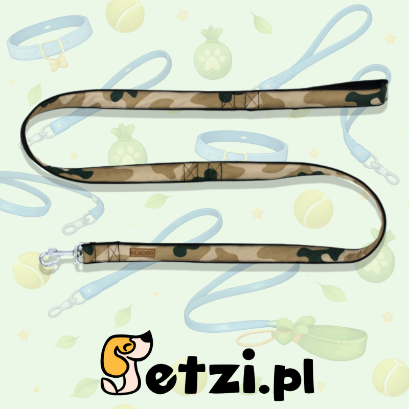 KENDOG SMYCZ PRZEPINANA PIASKOWE MORO 300 CM