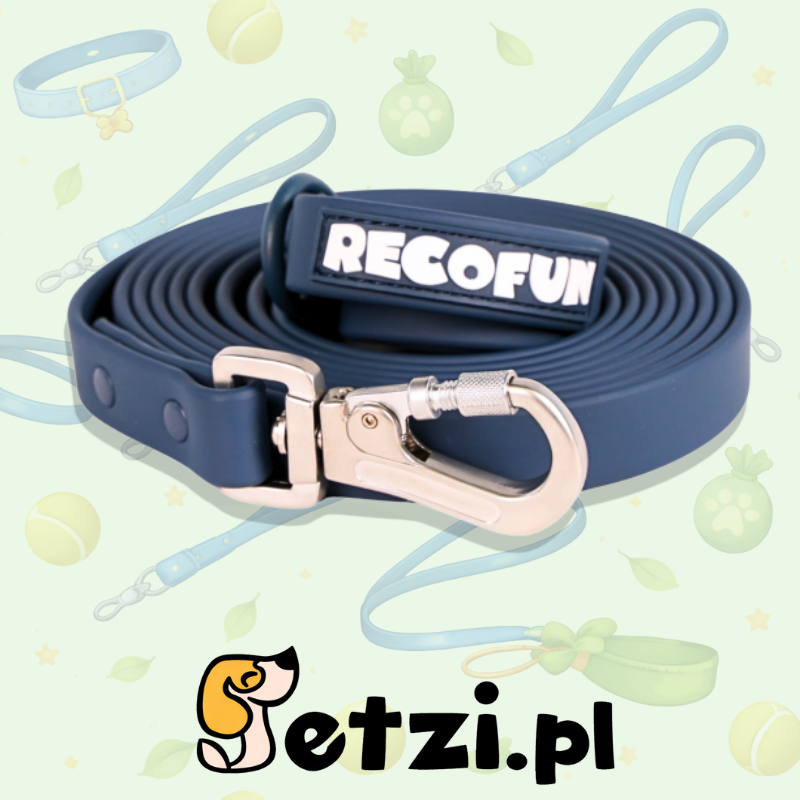 RECOFUN SMYCZ TRENINGOWA Z PVC 10 M GRANATOWA