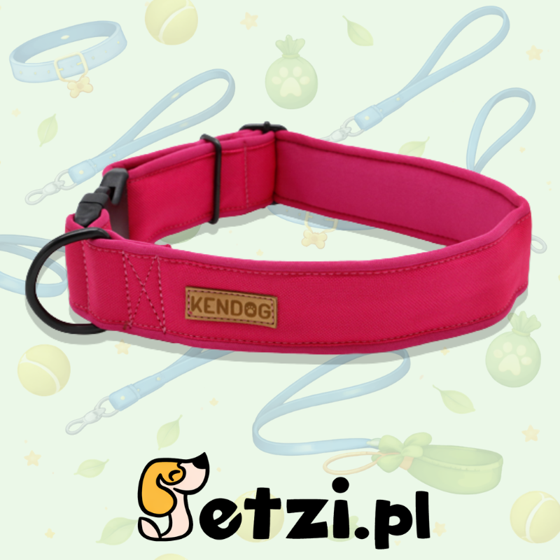 KENDOG OBROŻA MONOCOLOR PINK 4CM L