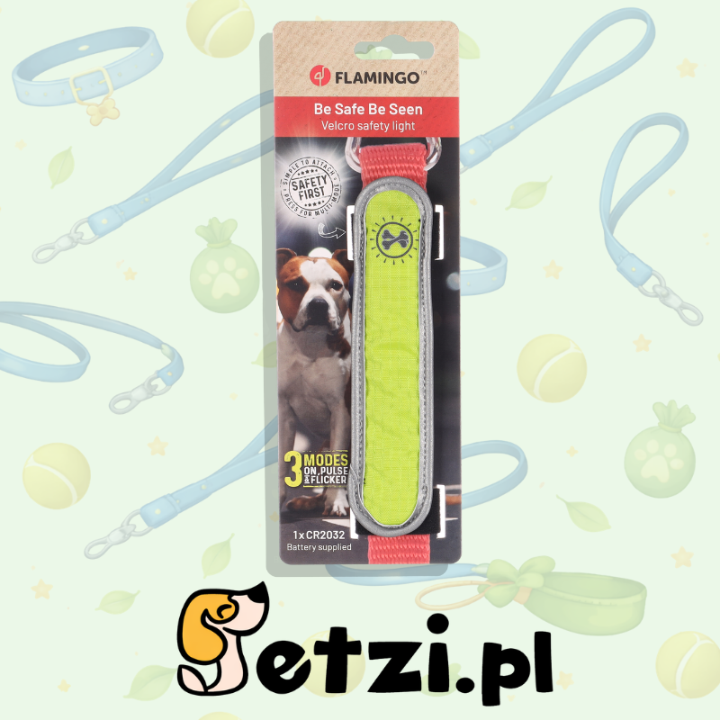 FLAMINGO SAFETY STRIP ULGUR FLUO YELLOW 16CM