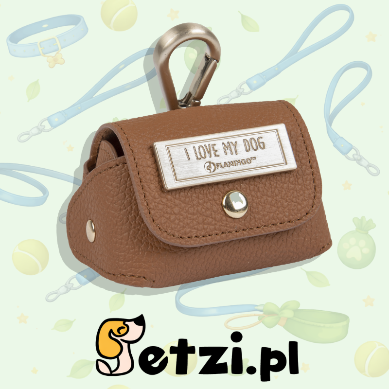 FLAMINGO POO BAG HOLDER QUINT BROWN 8,5X6X5,5CM