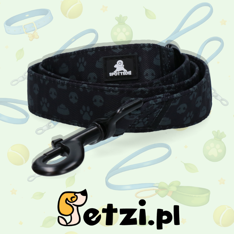 SPOTTED! PRO LEASH DARK GREY 120CM