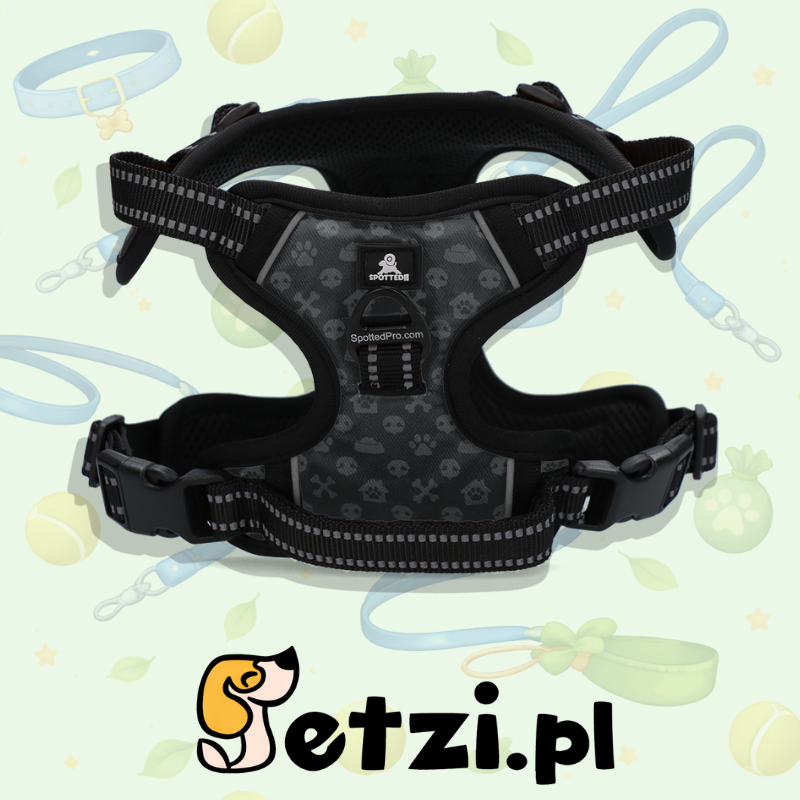SPOTTED! PRO HARNESS DARK GREY XXS