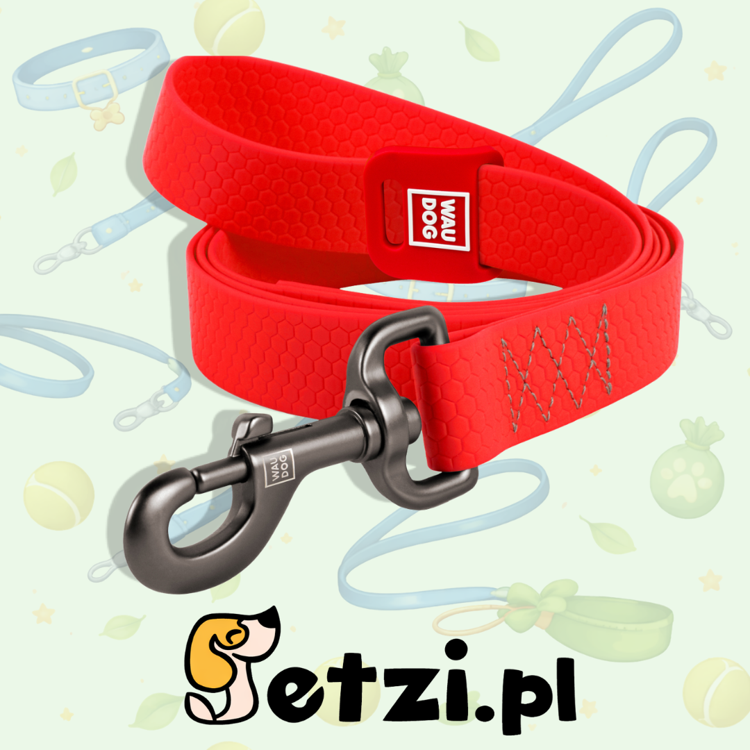WAUDOG WATERPROOF SMYCZ S 15MM 305CM CZERWONA