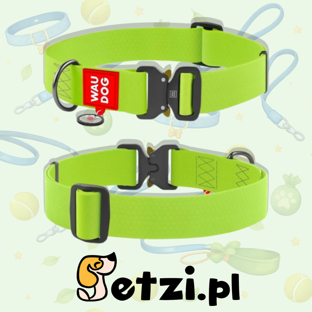 WAUDOG WATERPROOF OBROŻA METALOWY FASTEX 20MM JASNOZIELONY