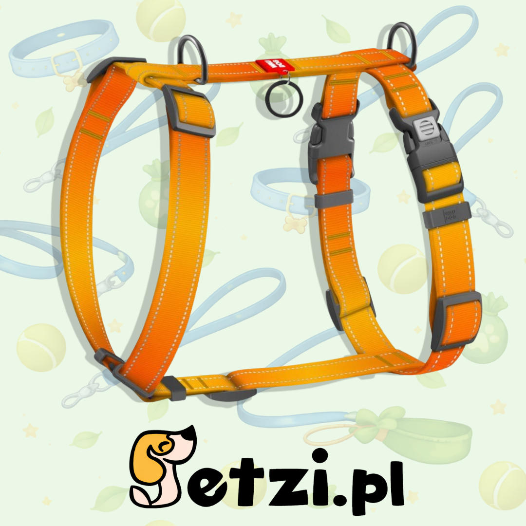 WAUDOG NYLON MONO SZELKI GUARD PLASTIKOWY FASTEX M POMARAŃCZOWY