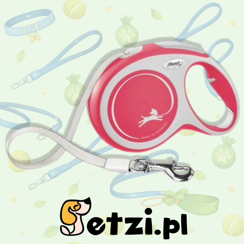 FLEXI NEW COMFORT L SMYCZ AUTOMATYCZNA TAPE 5 M RED