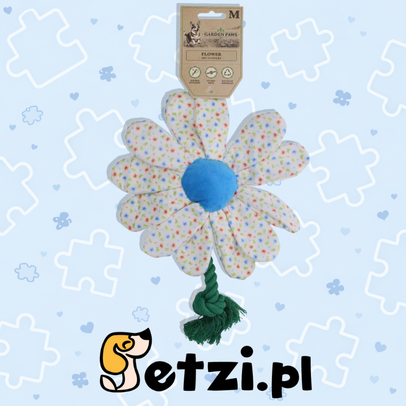 GARDEN PAWS FLOWER SKY FLOWERS M - ZABAWKA DLA PSIAKA