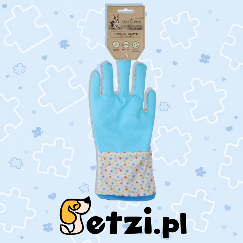 GARDEN PAWS GARDEN GLOVE SKY FLOWERS - ZABAWKA DLA PSIAKA