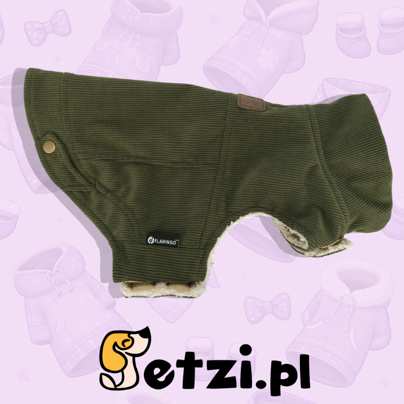 FLAMINGO COAT ENDOR KHAKI 35CM