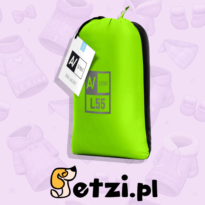 AIRYVEST UNI KURTKA DWUSTRONNA S 33 JASNOZIELONO - CZARNY