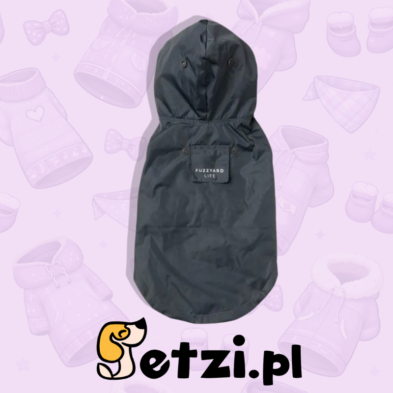 FUZZYARD LIFE RAINCOAT SLATE GREY S5