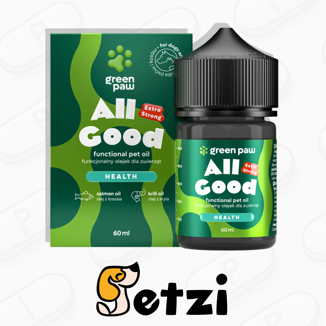 GREEN PAW ALL GOOD OIL 60ML - OLEJ CBG DLA ZWIERZĄT
