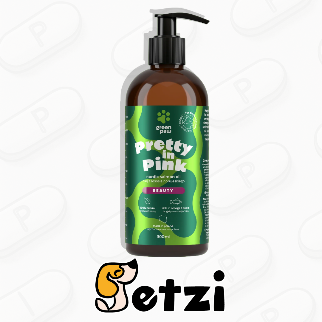 GREEN PAW PRETTY IN PINK 300ML - OLEJ Z ŁOSOSIA NORWESKIEGO
