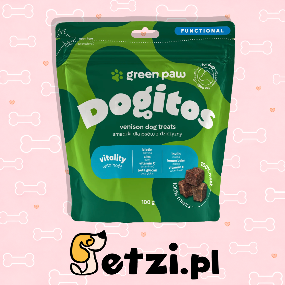 GREEN PAW PRZYSMAKI DLA PSA DOGITOS VITALITY 100G