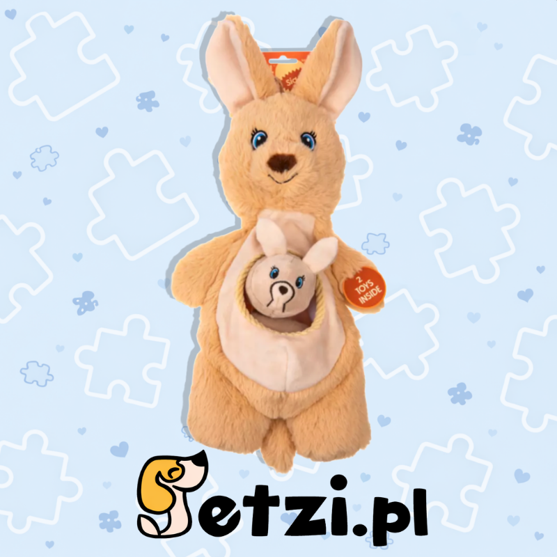 GROWL SIDEKICKS KANGAROO BROWN - PLUSZOWA NORKA