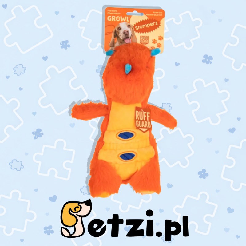 GROWL STOMPERZ DINO ORANGE - POMARAŃCZOWY DINOZAUR