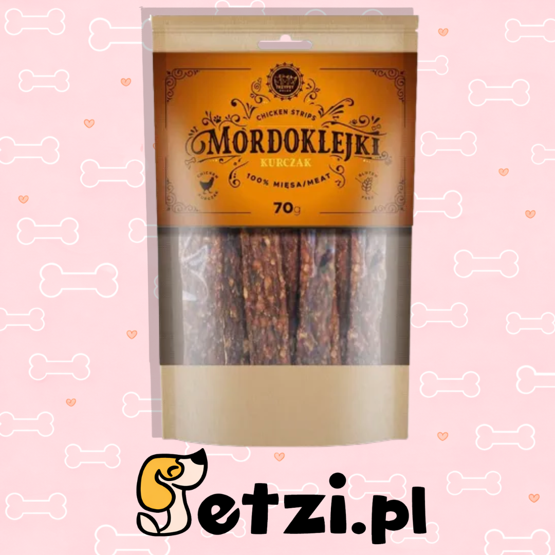 HAPPY SNACKY TRZYPSY MORDOKLEJKI Z KURCZAKA 70G