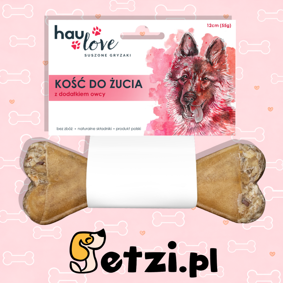 HAULOVE PRZYSMAK DLA PSA KOŚĆ DO ŻUCIA Z DODATKIEM OWCY 12CM