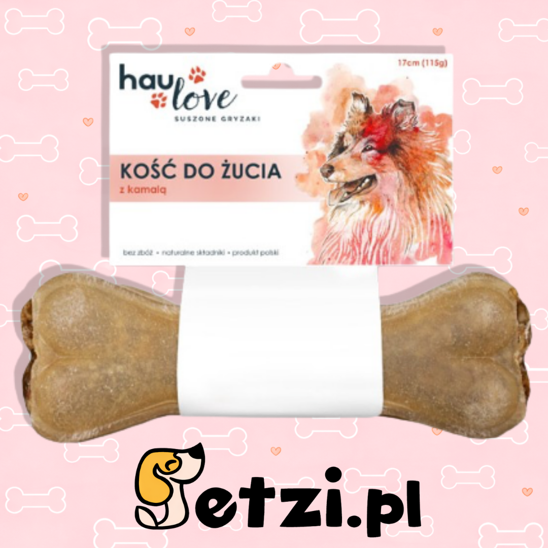HAULOVE PRZYSMAK DLA PSA KOŚĆ DO ŻUCIA Z KAMALĄ 17CM