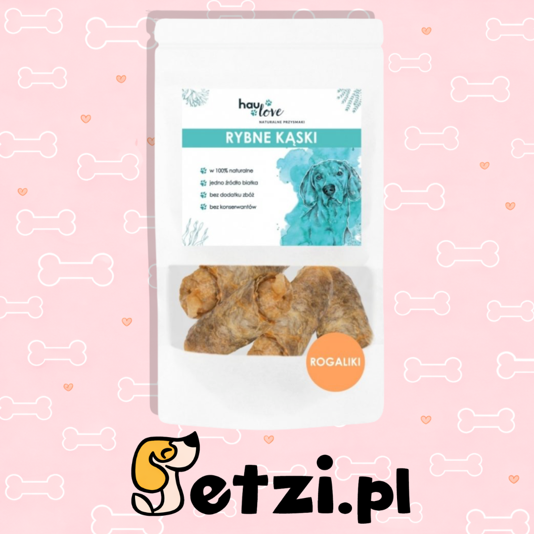 HAULOVE RYBNE KĄSKI - ROGALIKI Z KARMAZYNA 100G