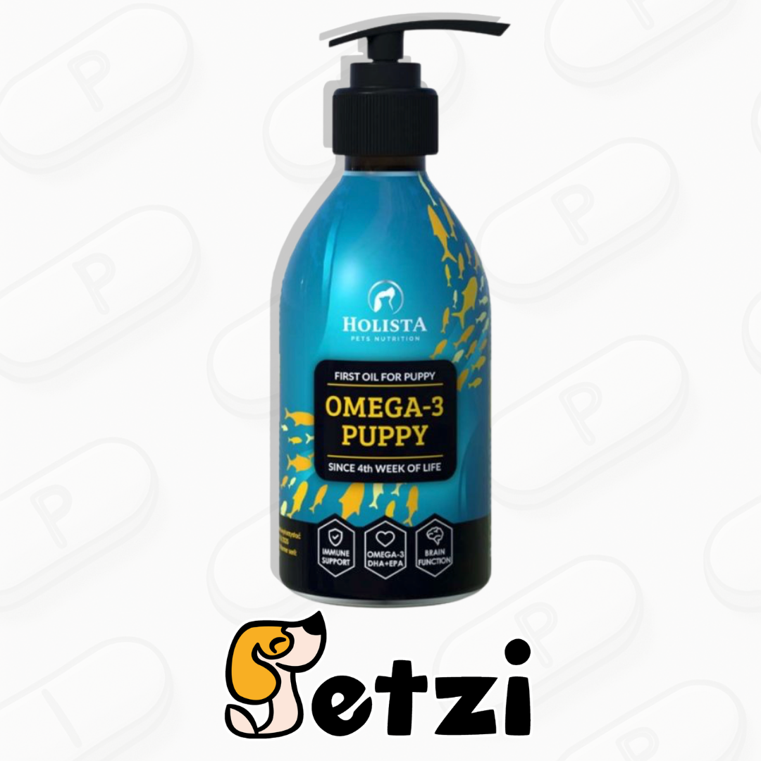 HOLISTA OMEGA3 PUPPY OIL 100ML - OLEJ Z DZIKICH RYB DLA SZCZENIĄT