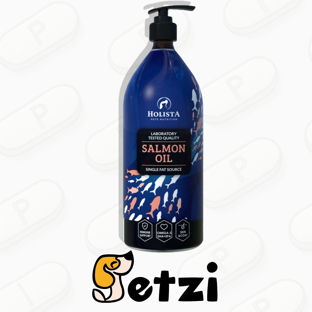 HOLISTA SALMON OIL 1000ML - NATURALNY OLEJ Z ŁOSOSIA ATLANTYCKIEGO