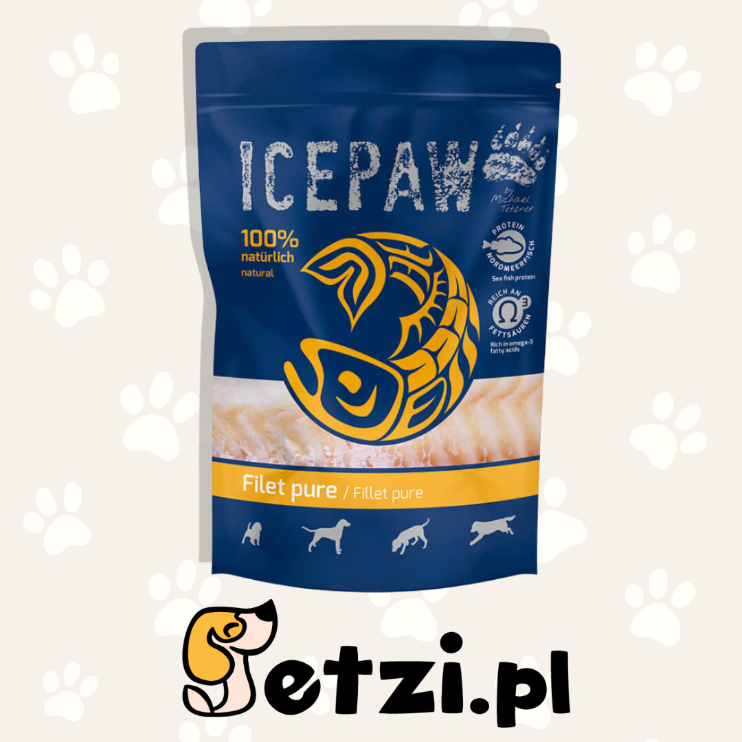 ICEPAW MOKRA KARMA DLA PSA MOKRA KARMA DLA KOTA PURE COD 400G