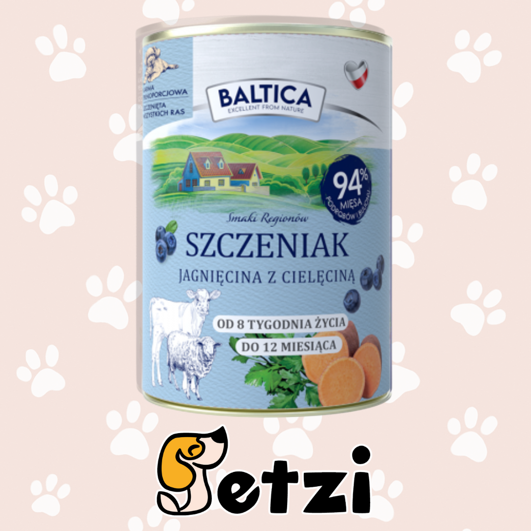 BALTICA KARMA MOKRA DLA SZCZENIĄT – RÓŻNE RODZAJE