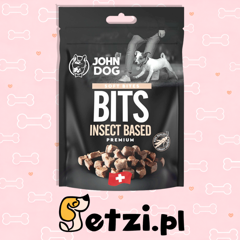 JOHN DOG PRZYSMAKI DLA PSA CHAPSY SOFT INSECT 100G