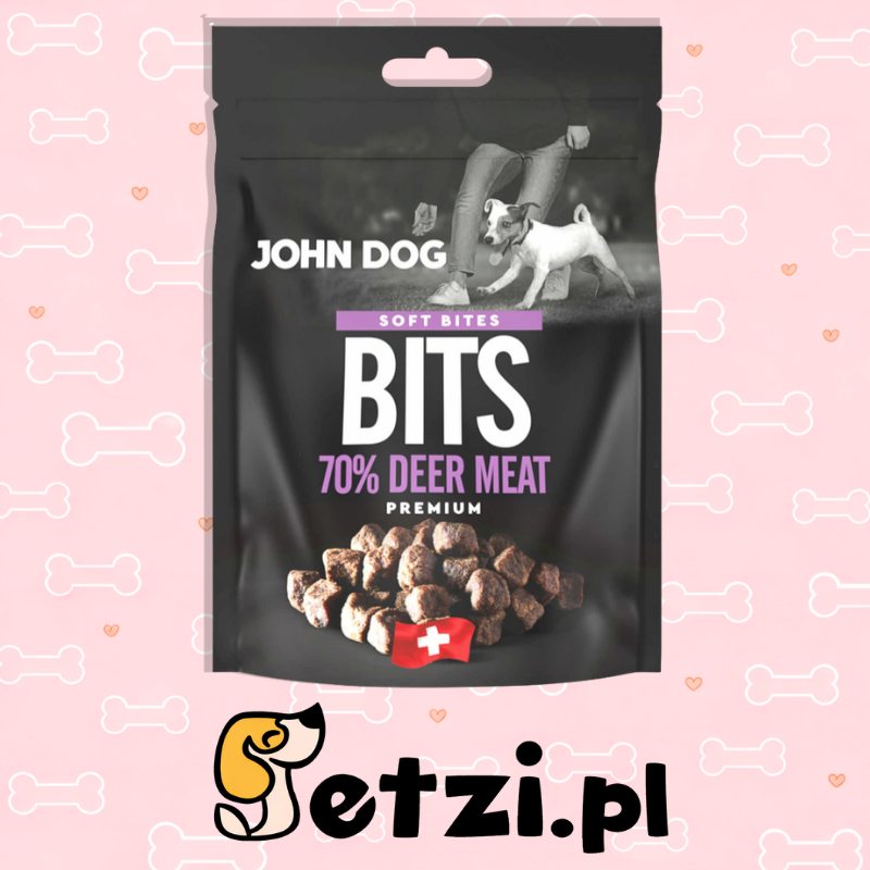 JOHN DOG PRZYSMAKI DLA PSA CHAPSY SOFT JELEŃ 100G