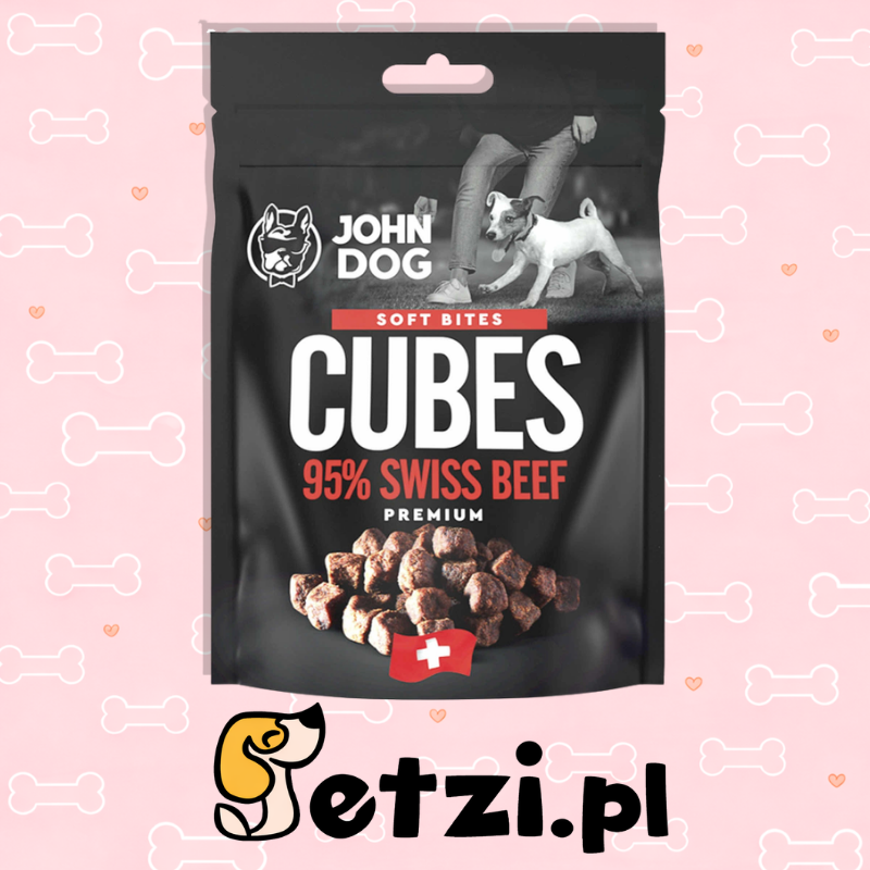JOHN DOG PRZYSMAKI DLA PSA KORECZKI SOFT WOŁOWINA SZWAJCARSKA 120 G