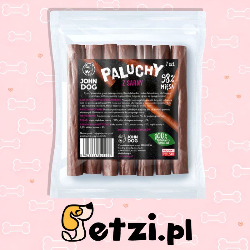 JOHN DOG PRZYSMAKI DLA PSA PALUCH Z SARNY 7 SZT