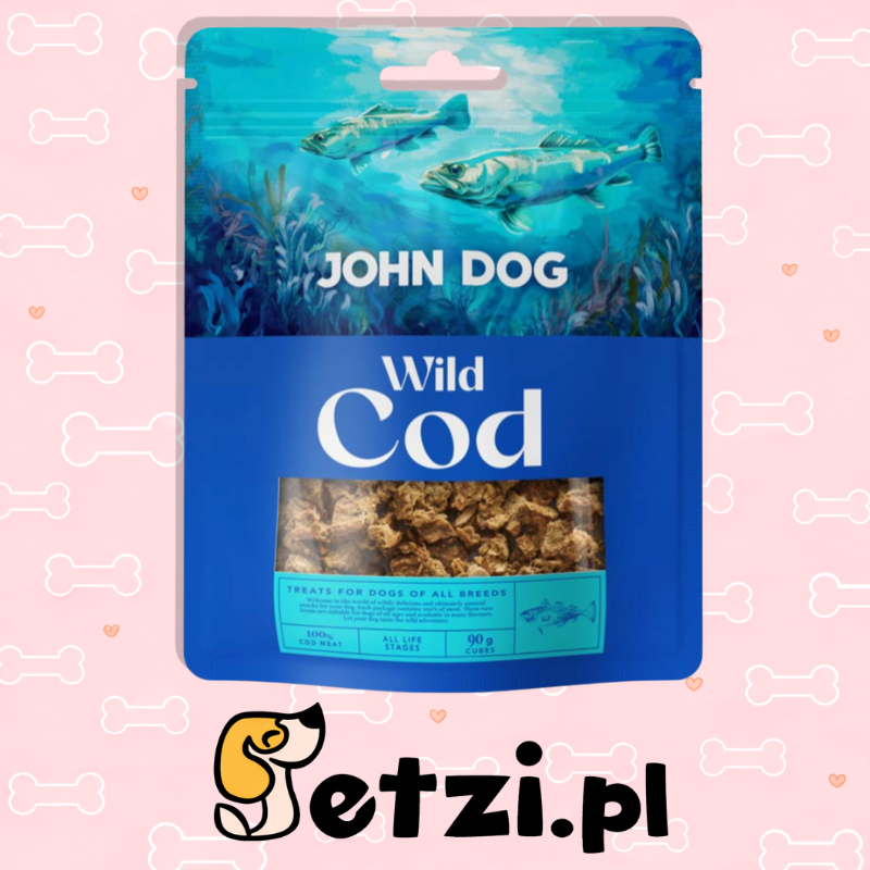JOHN DOG WILD FISH PRZYSMAKI DLA PSA DORSZ 90 G